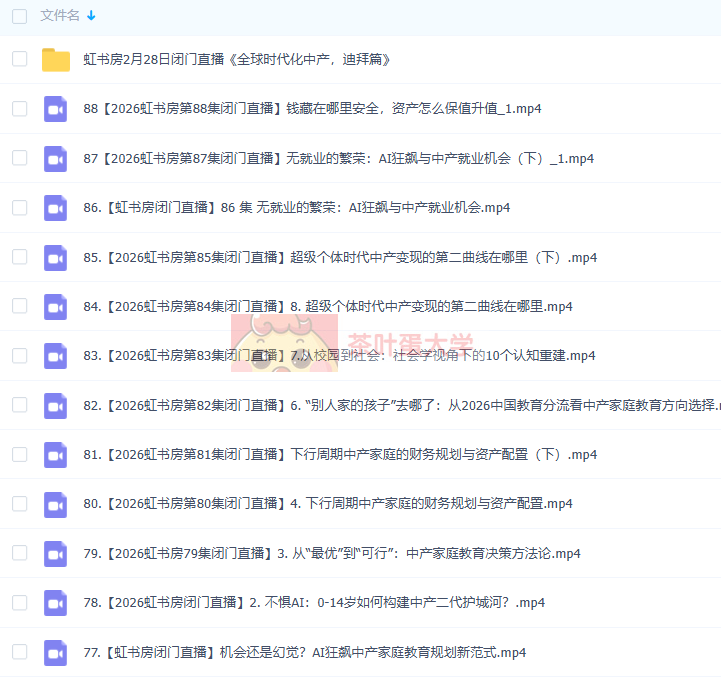 2026朱虹虹书房年课/社会关系课/亲密关系课/闭门直播88节课程视频- 百度网盘 - 下载 大师课 第2张